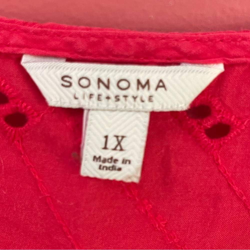 Plus Size Sonoma Life + Style Sleeveless Tops w/Tank -2 available $5 EACH - Picture 7 of 11